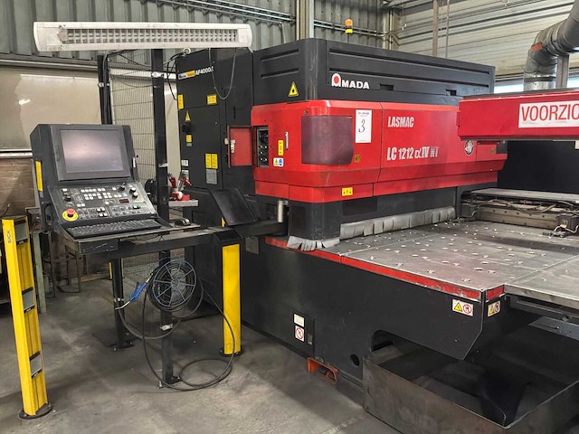 2006 amada lc1212a4nt cnc-gestuurde lasersnijmachine - afbeelding 3 van  30