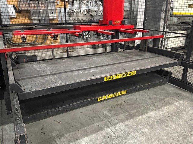 2006 amada lc1212a4nt cnc-gestuurde lasersnijmachine - afbeelding 7 van  30