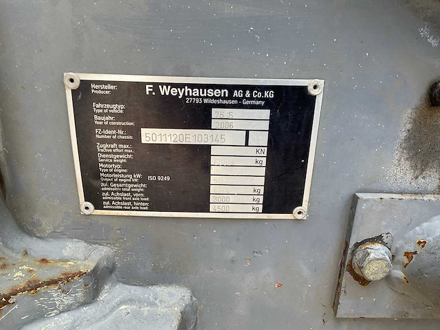 2006 atlas 75s wiellader - afbeelding 17 van  24