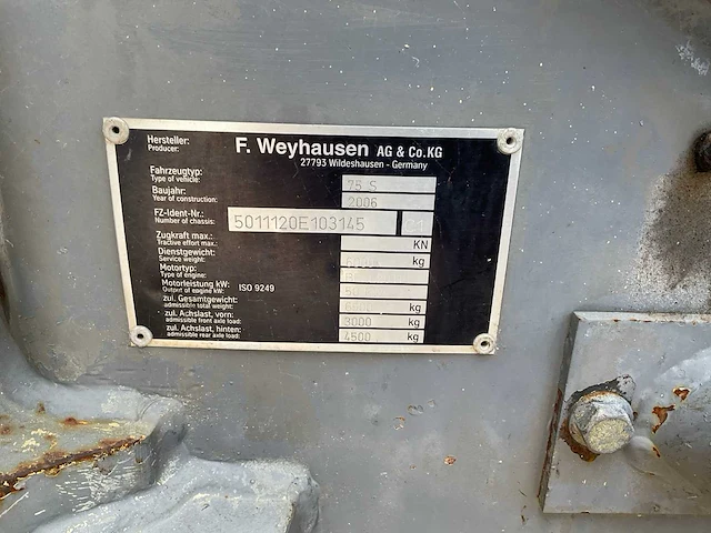 2006 atlas 75s wiellader - afbeelding 17 van  24
