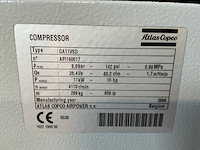 2006 atlas copco ga11vsd ff schroefcompressor - afbeelding 15 van  22