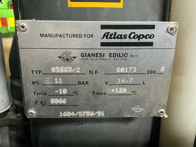 2006 atlas copco luchtcompressor - afbeelding 18 van  25