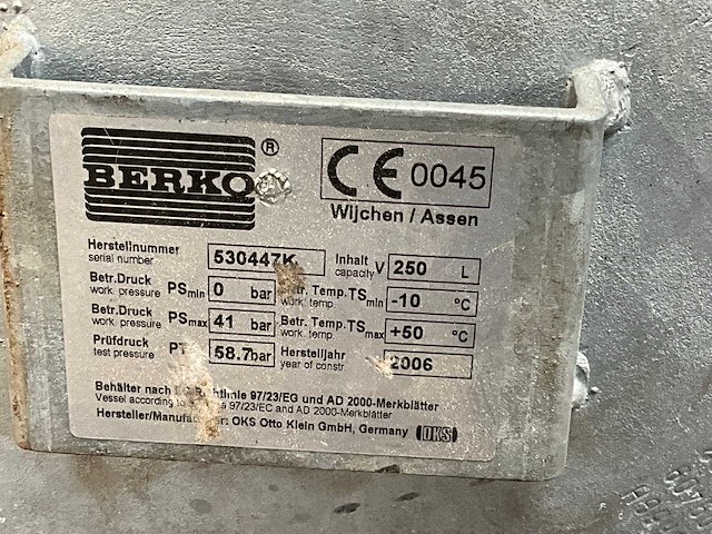 2006 berko zuigercompressor - afbeelding 8 van  8