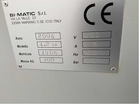 2006 bi-matic 4.2 ch kantaanlijmmachine - afbeelding 1 van  9