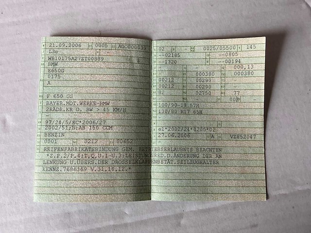 2006 bmw f650gs motorfiets - afbeelding 10 van  18
