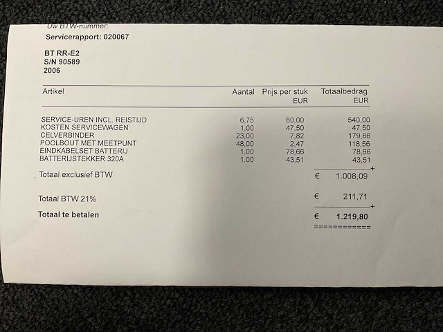 2006 bt rr e2 reachtruck - afbeelding 8 van  16