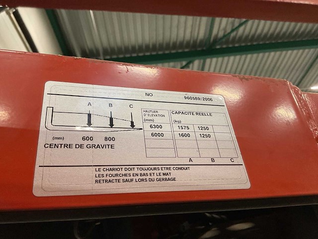 2006 bt rr e2 reachtruck - afbeelding 16 van  16