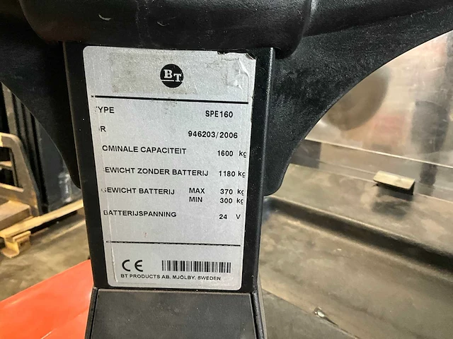 2006 bt spe 160 stapelaar - afbeelding 11 van  11