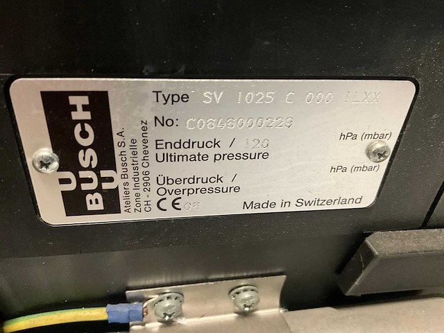 2006 busch sv 1025 c 000 ilxx vacuümpomp - afbeelding 5 van  6