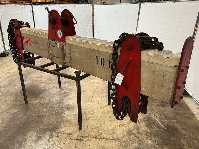 2006 carl stahl 10.000 kg verstelbare hijs evenaar - afbeelding 1 van  11