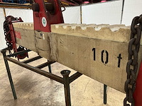 2006 carl stahl 10.000 kg verstelbare hijs evenaar - afbeelding 9 van  11