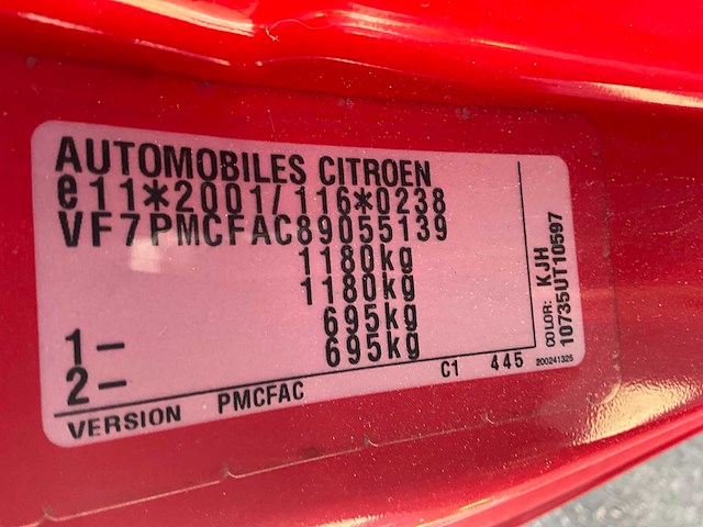 2006 citroen c1 1.0-12v séduction personenauto - afbeelding 24 van  29