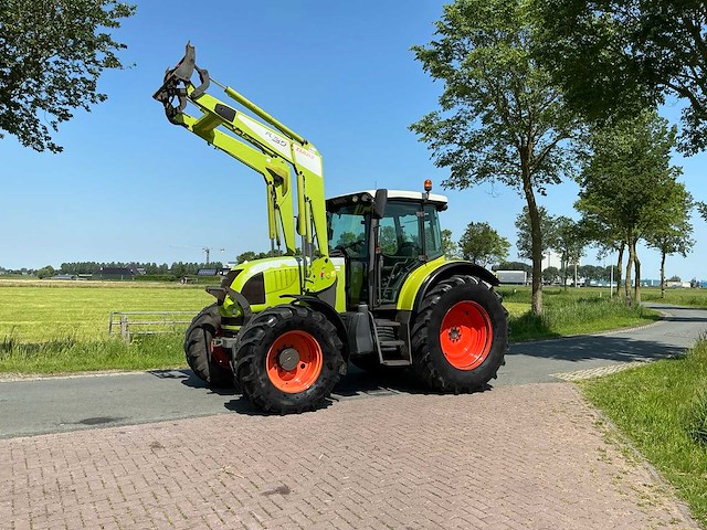 2006 claas ares 657 atz vierwielaangedreven landbouwtractor met voorlader - afbeelding 13 van  35