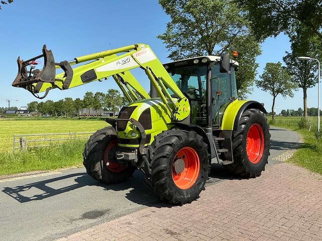 2006 claas ares 657 atz vierwielaangedreven landbouwtractor met voorlader - afbeelding 12 van  35