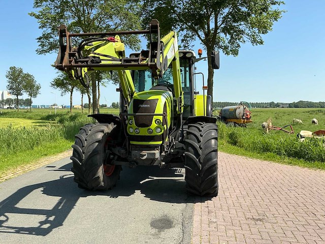 2006 claas ares 657 atz vierwielaangedreven landbouwtractor met voorlader - afbeelding 11 van  12