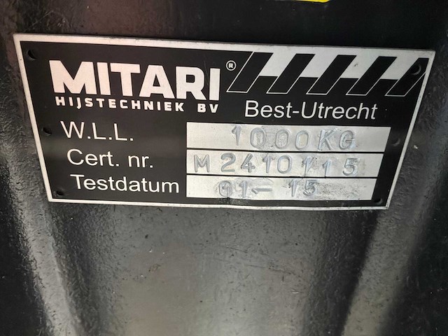 2006 conwad cw-kh hydraulische kanteltafel - afbeelding 6 van  6
