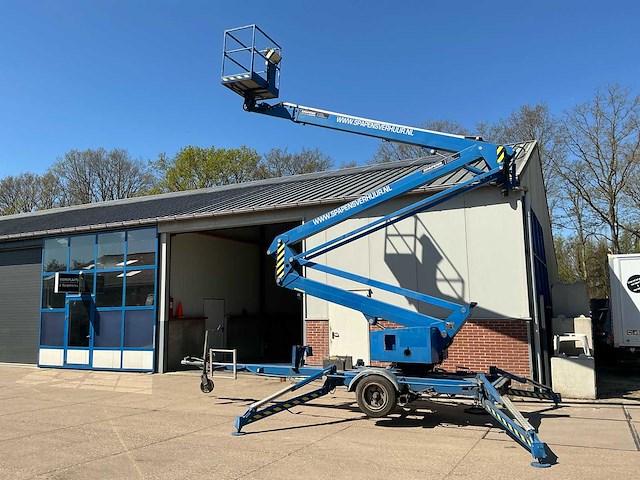 2006 custers r20ehs mobiele knikarmhoogwerker op trailer - afbeelding 12 van  27