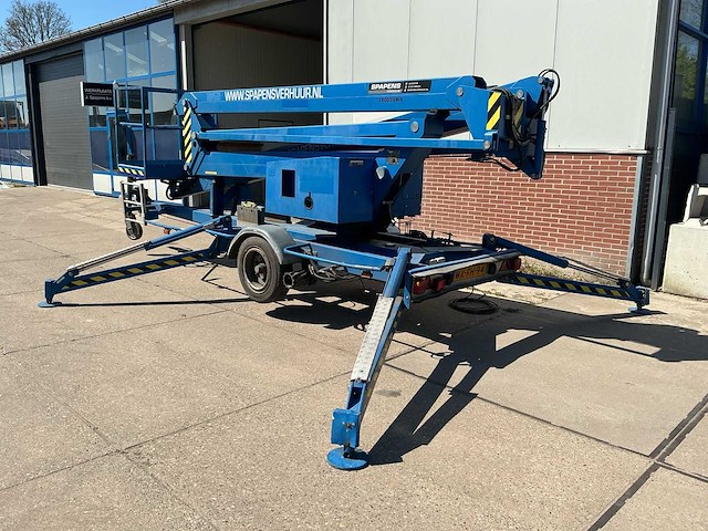 2006 custers r20ehs mobiele knikarmhoogwerker op trailer - afbeelding 23 van  27
