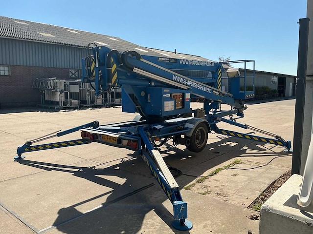 2006 custers r20ehs mobiele knikarmhoogwerker op trailer - afbeelding 3 van  26