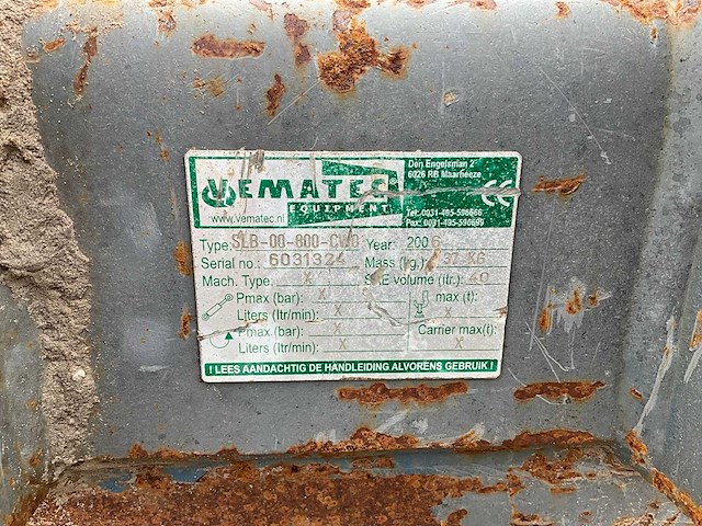 2006 cw05 vematec slb-800 - afbeelding 7 van  7