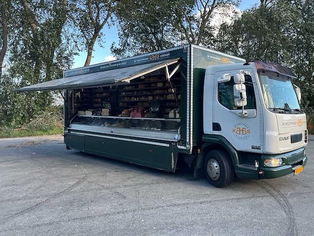 2006 daf ae45cf vrachtwagen / verkoopwagen / kaaswagen - afbeelding 7 van  45