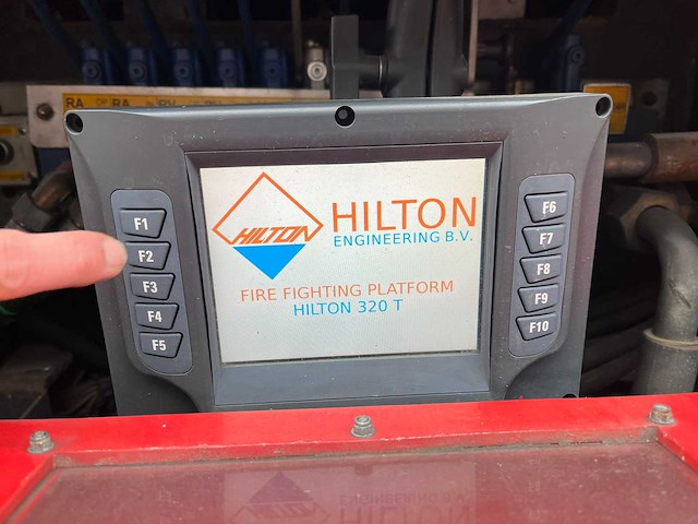2006 daf/hilton as75pc/320 brandweerwagen hoogwerker 32 meter - afbeelding 3 van  21