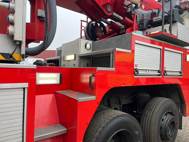 2006 daf/hilton as75pc/320 brandweerwagen hoogwerker 32 meter - afbeelding 19 van  21