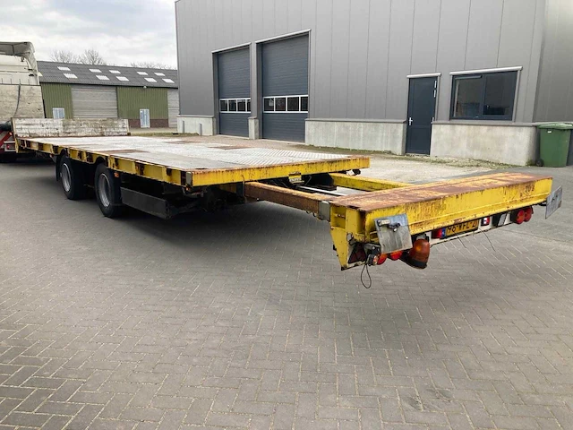 2006 dinkel dtaj 20000 uitschuifbare middenasaanhangwagen – 20 ton – nl kenteken - afbeelding 1 van  18