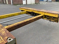 2006 dinkel dtaj 20000 uitschuifbare middenasaanhangwagen – 20 ton – nl kenteken - afbeelding 3 van  18