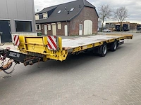 2006 dinkel dtaj 20000 uitschuifbare middenasaanhangwagen – 20 ton – nl kenteken