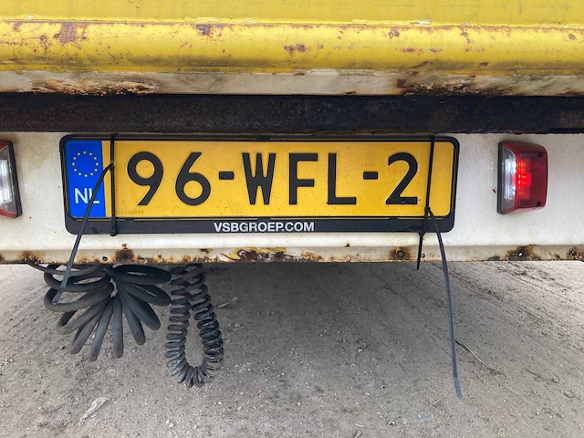 2006 dinkel dtaj 20000 uitschuifbare middenasaanhangwagen – 20 ton – nl kenteken - afbeelding 12 van  18