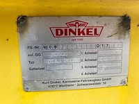 2006 dinkel dtaj 20000 uitschuifbare middenasaanhangwagen – 20 ton – nl kenteken - afbeelding 17 van  18