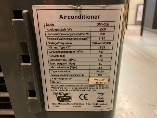 2006 dmv-36b airconditioning - afbeelding 4 van  4