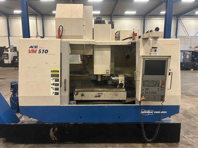 2006 doosan ace vm-510 cnc universele machinecentrum - afbeelding 12 van  24