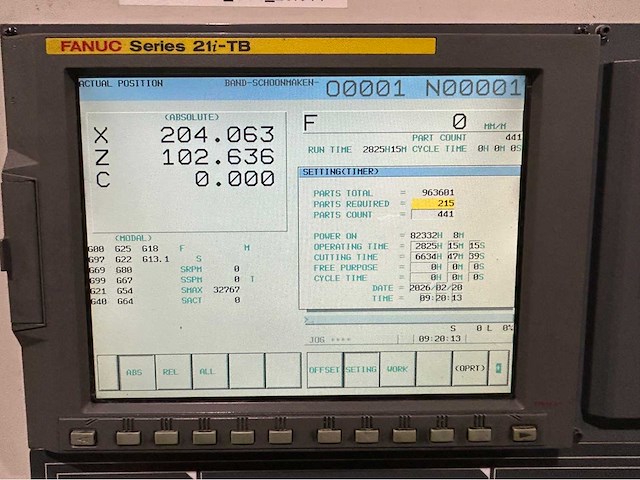 2006 doosan puma 240mb cnc-draaibank - afbeelding 28 van  30