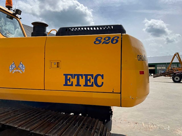2006 etec 826 rupsgraafmachine - afbeelding 26 van  30