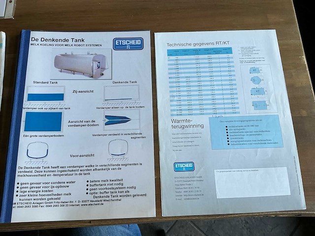 2006 etscheid 9600l melktank voor melkrobotsysteem - afbeelding 18 van  28