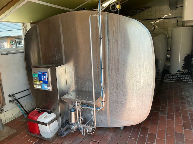 2006 etscheid 9600l melktank voor melkrobotsysteem - afbeelding 12 van  28