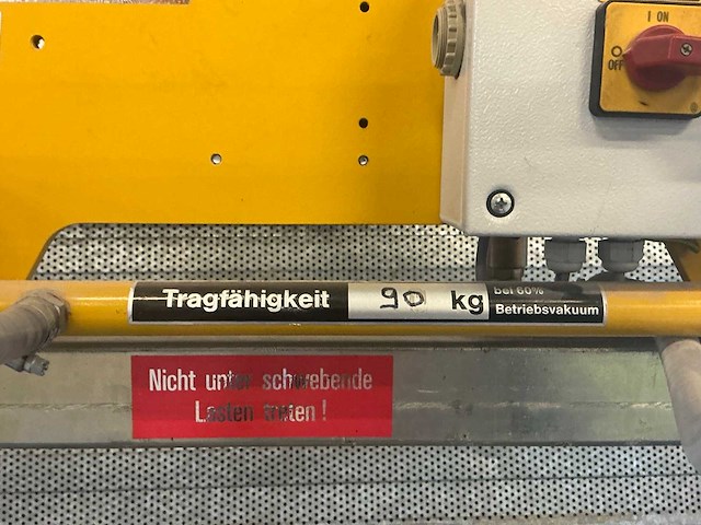 2006 fezer vlm 60/4 vacuümheffer 90kg. - afbeelding 9 van  9