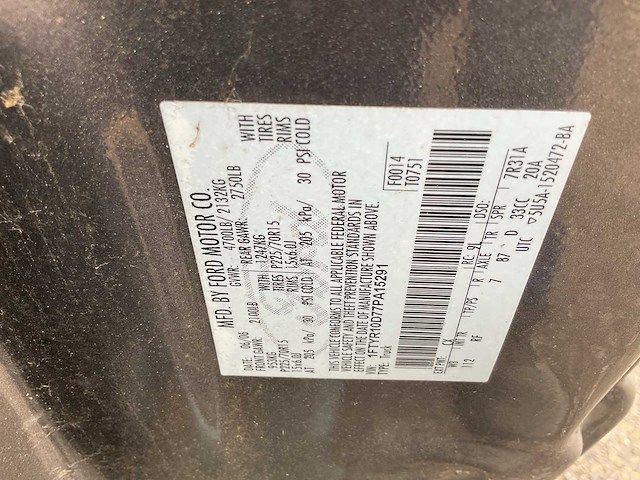 2006 ford pickup ranger personenauto - afbeelding 2 van  7