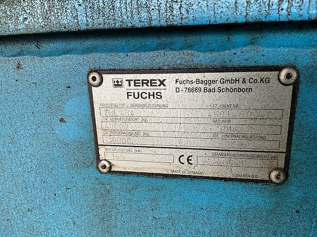 2006 fuchs terex mhl464 mobiele kraan voor onderdelen - afbeelding 20 van  27