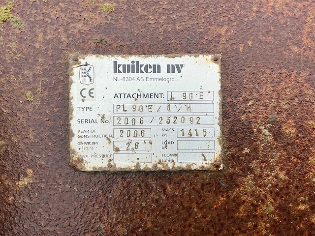 2006 gmb pl90e puinbak - afbeelding 7 van  7