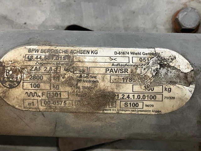 2006 hapert hv2700 machinetransporter - afbeelding 4 van  13