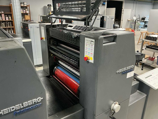 2006 heidelberg printmaster pm 52-2 2-kleur offsetpers - afbeelding 6 van  31