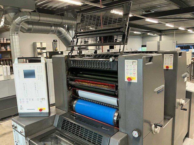 2006 heidelberg printmaster pm 52-2 2-kleur offsetpers - afbeelding 9 van  31