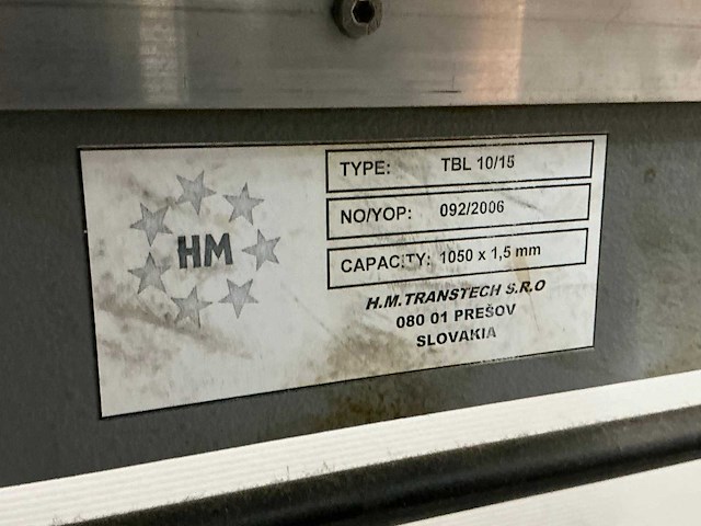 2006 hm 1,5 x 1050mm zetbank - afbeelding 7 van  7