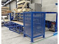 2006 horizontale platenzaag met afzuigunit