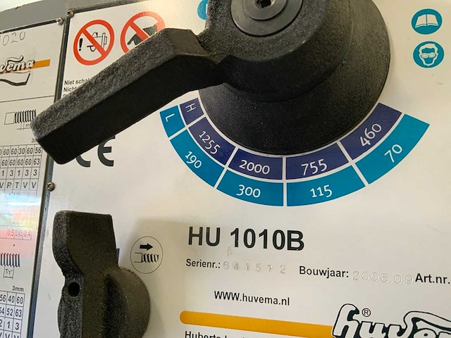 2006 huvema hu 1010 b centerdraaibank - afbeelding 28 van  28