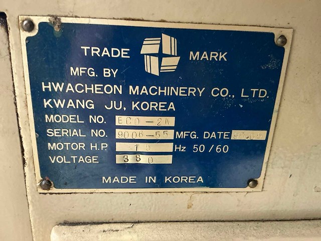 2006 hwacheon ecoturn 2n cnc-draaibank - afbeelding 23 van  25