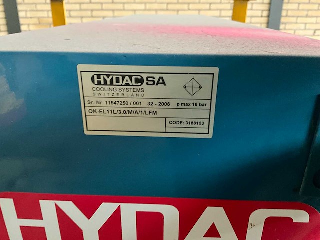 2006 hydac ok-el11l koeler - afbeelding 5 van  5